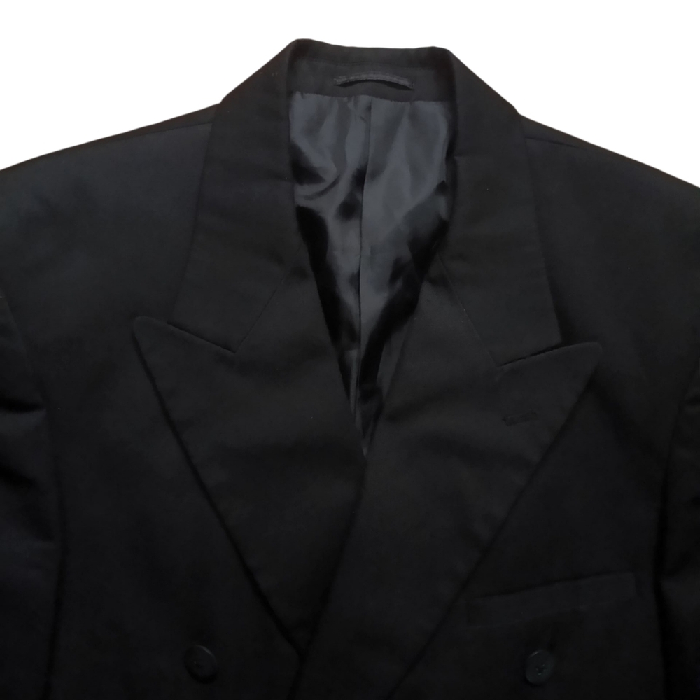 Studio ALX Men's Black Double Breasted Blazer - Picture 3 of 5